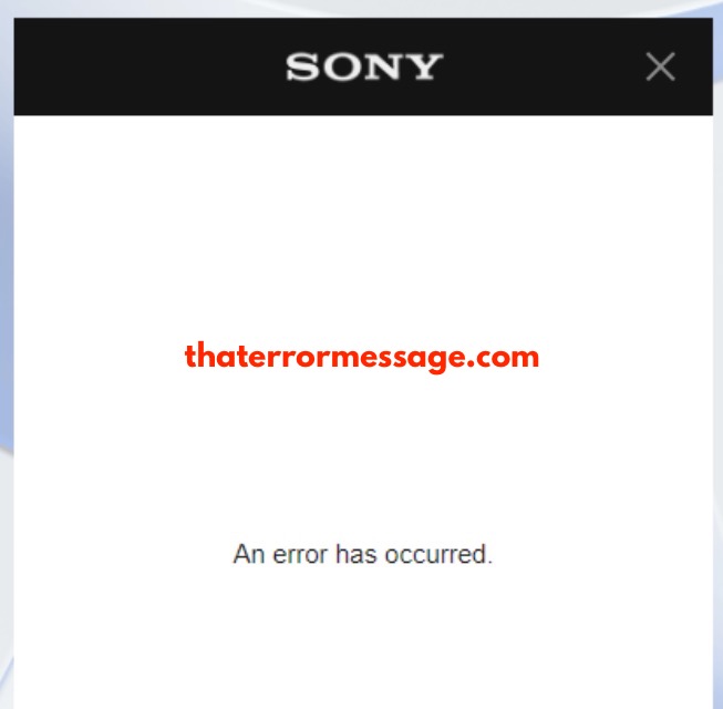 Sony Jp Sign In Error Has Occurred Playstation