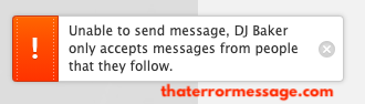 Unable To Send Message Soundcloud People They Follow