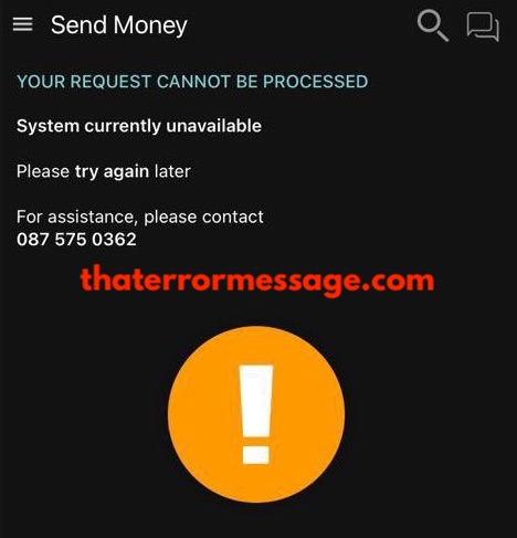 You Request Cannot Be Processed System Unavailable Fnb South Africa