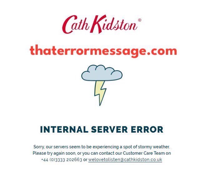 Internal Server Error Kath Kidston