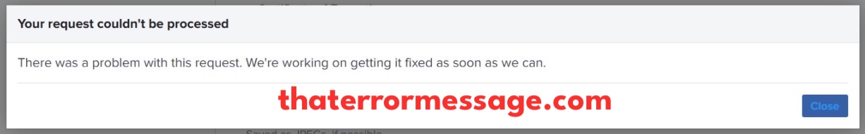 There Was A Problem With This Request Instagram