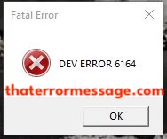 Dev Error 6164 Call Of Duty