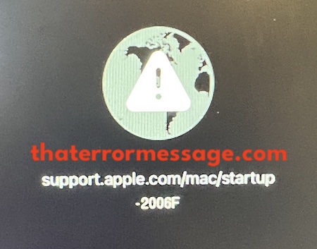 Support Apple Mac Startup 2006 F Internet Recovery Error