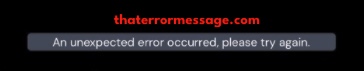 An Unexpected Error Occurred Mixcloud