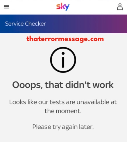 Skytv Service Checker Ooops That Didnt Work