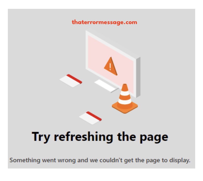 Try Refreshing The Page Azure