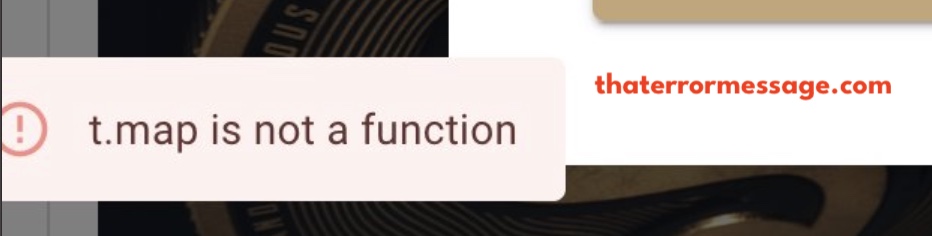 T Map Is Not A Function React