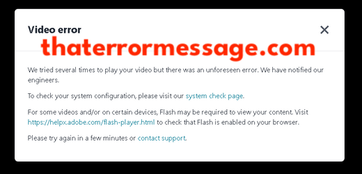 Video Error Udemy