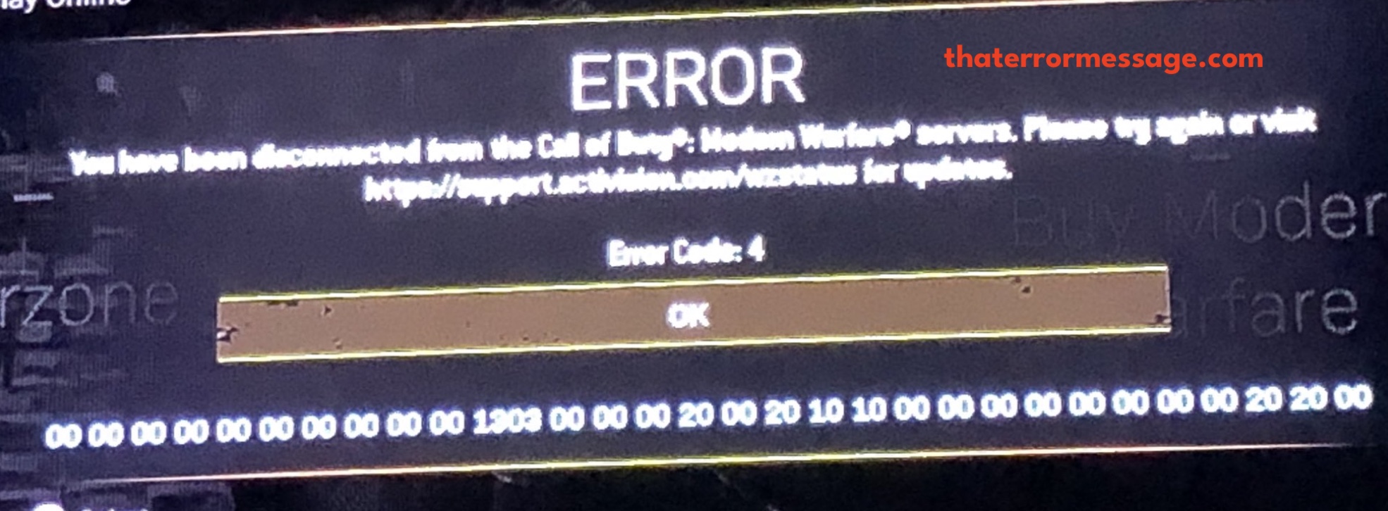 Disconnected Error Code 4 Call Of Duty