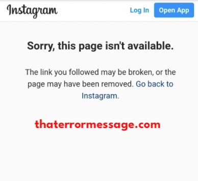 Sorry This Page Isnt Available Instagram