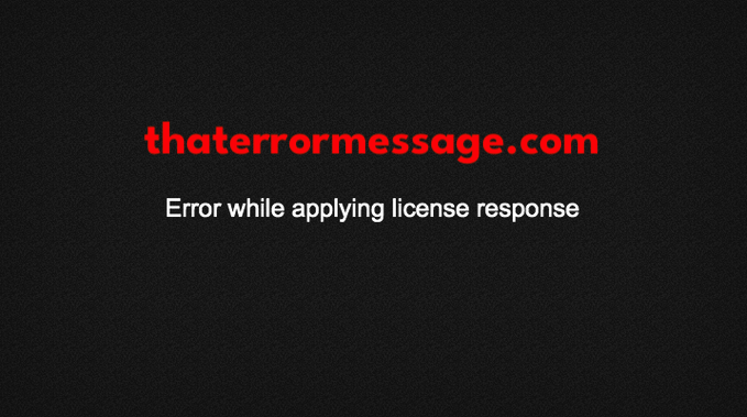 Error Applying License Response Rte Player
