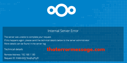 Internal Server Error Nextcloud