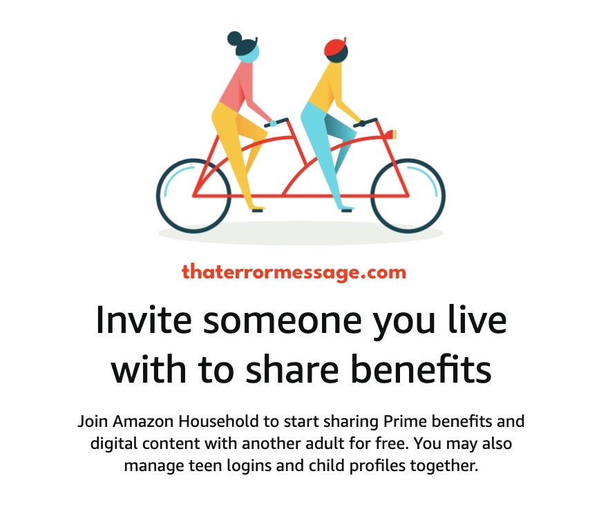Invite Someone You Live With To Share Benefits