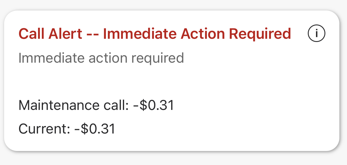 Td Ameritrade Call Alert Maintenance Call