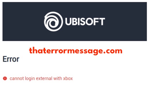 Cannot Login External Xbox Ubisoft