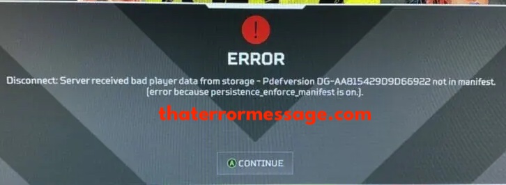 Bad Player Persistence Enforce Maniffest Apex Legends