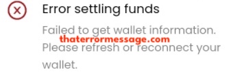 Failed To Get Wallet Information Dexlab