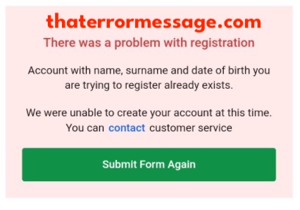Problem With Registration Bet9ja