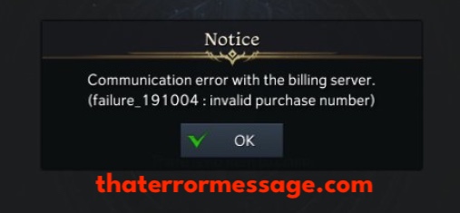 191004 Purchase Number Lost Ark
