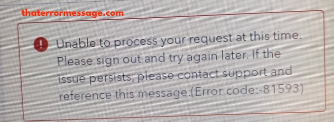 Unable To Prcess Request Payment 81593 Quickbooks