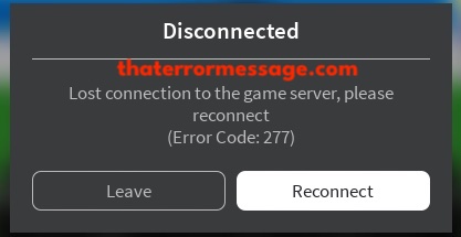 Code 277 Roblox