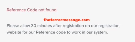 Reference Code Not Found Fitbit