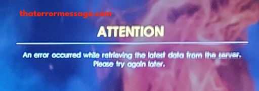 Error Occurred While Retrieving The Latest Data From Server Wwe Games