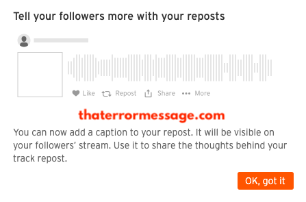 Soundcloud Tell More Followers About Your Repost