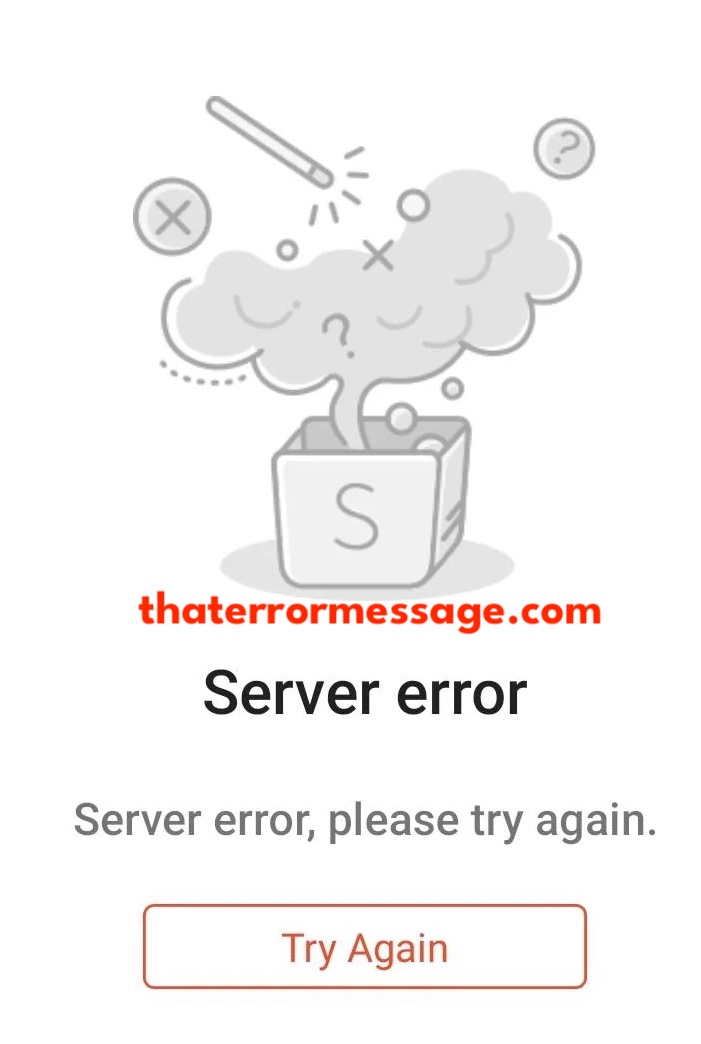 Shopee Server Error