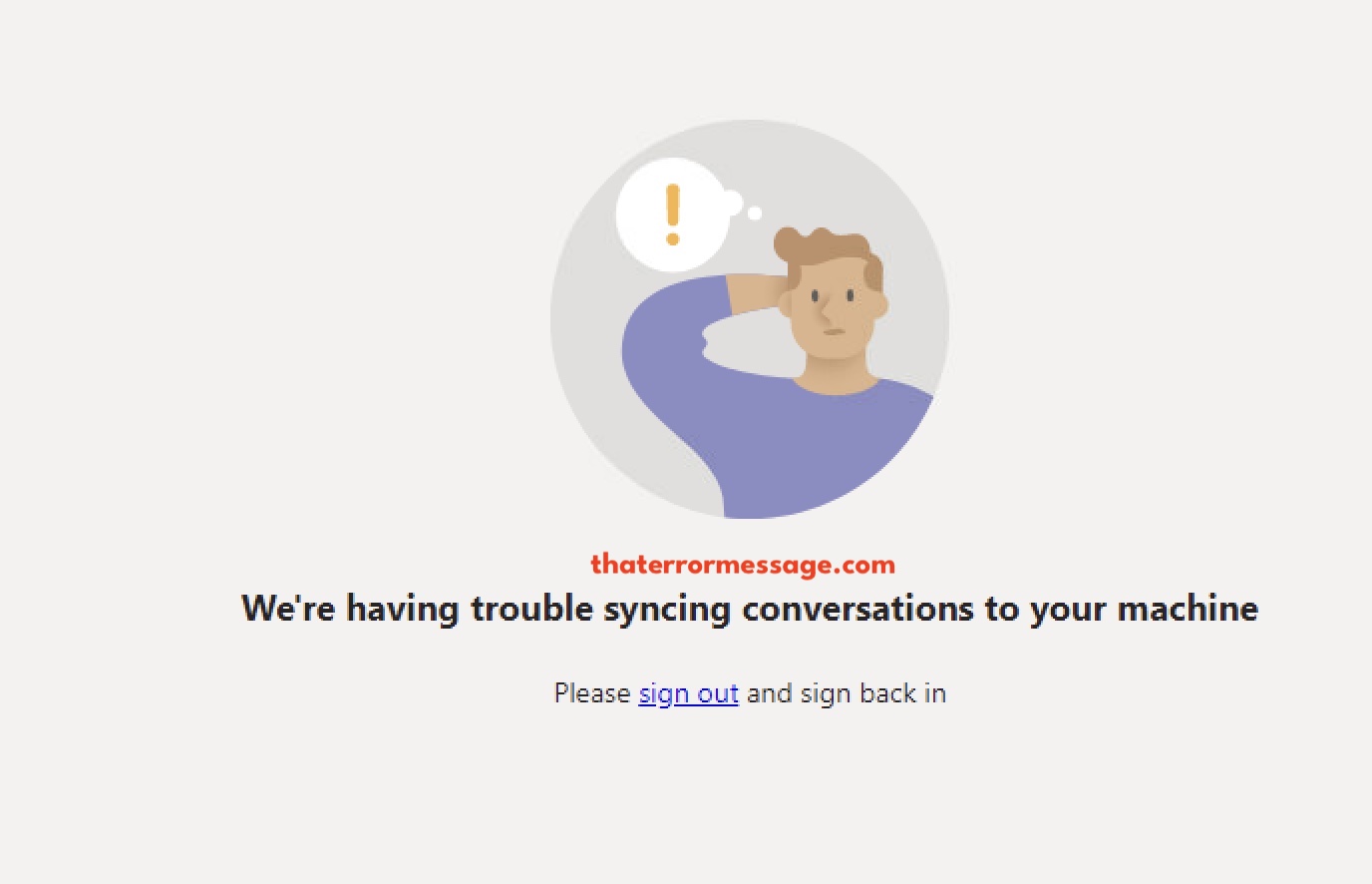 Trouble Syncing Conversations To Your Machine Microsoft Teams