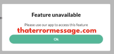 Feature Unavailable Offerup