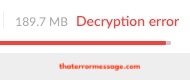 Decryption Error Mega Nz