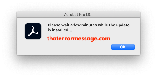 Acrobat Pro Dc Please Wait A Few Minutes While Update Is Installed