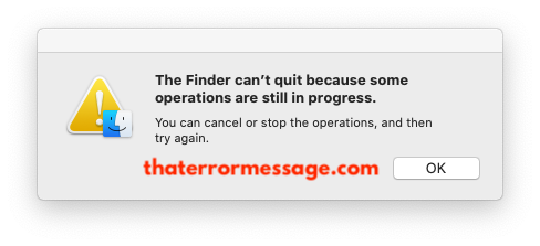 The Finder Cant Quit Because Some Operations Are Still In Progress