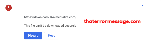 Google Chrome Mediafire This File Cant Be Downloaded Securely 1