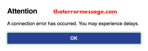 A Connection Error Has Occurred You May Experience Delays Fifth Third Bank