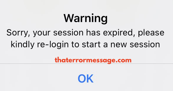 Warning Sorry Your Session Has Expired Access Bank
