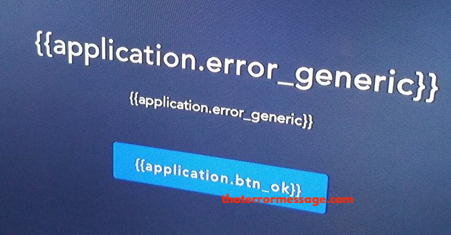 Disney Plus Application Error Generic