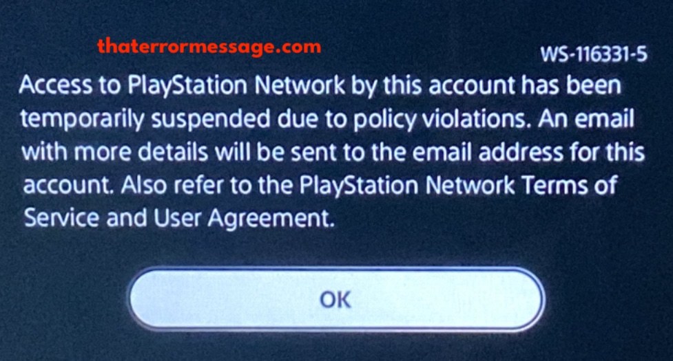 Access To Playstation Network Suspended Ws 116331 5