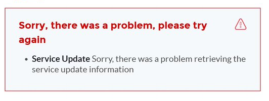 Stagecoach Sorry There Was A Problem Please Try Again