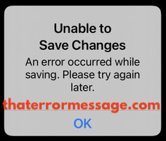 Unable To Save Changes An Error Occurred While Saving Iphone Markup