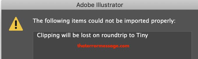 Adobe Illustrator Clipping Will Be Lost On Roundtrip To Tiny