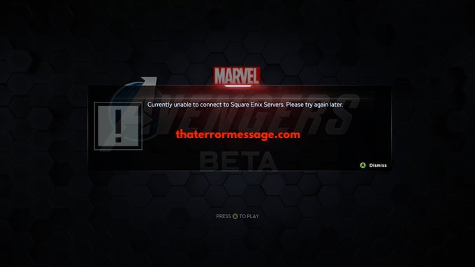 Currently Unable To Connect To Square Enix Servers