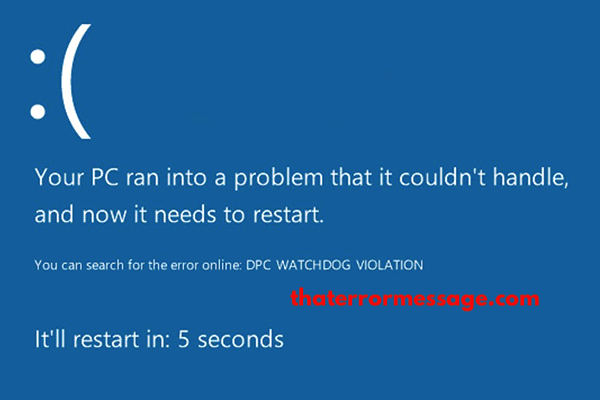 Dpc Watchdog Violation