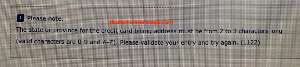 Finnair State Or Province Credit Card Must Be 2 To 3 Characters