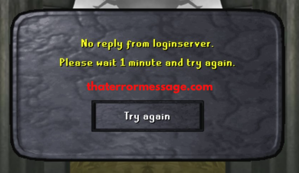 No Reply From Loginserver Rune Scape