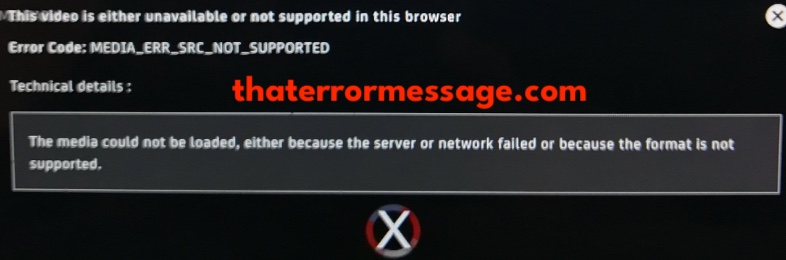 Video Not Supported Media Err Src Not Supported Motogp
