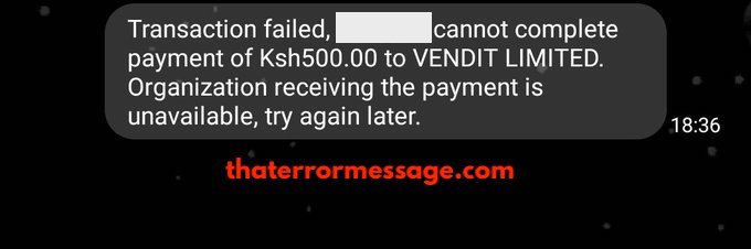 Transaction Failed Cannot Complete Payment Kenya Power