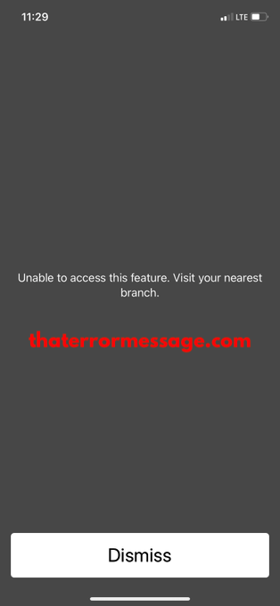Unable To Access This Feature Capitec Bank