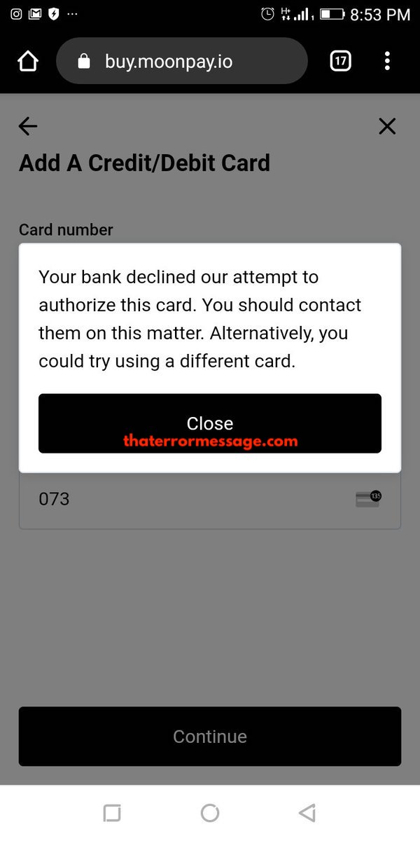 Your Bank Declined Our Attempt To Authorize This Card Access Bank